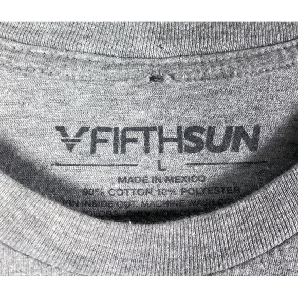 Fifth Sun Mens Long Sleeve Mountains and Pine Trees Wilderness Tee Shirt Sz L - Picture 3 of 4